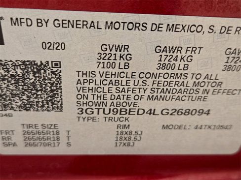 Used 2020 GMC Sierra 1500 SLE w/ SLE Value Package image 34