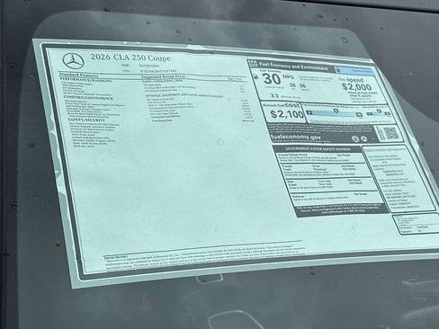 New 2026 Mercedes-Benz CLA 250 image 28