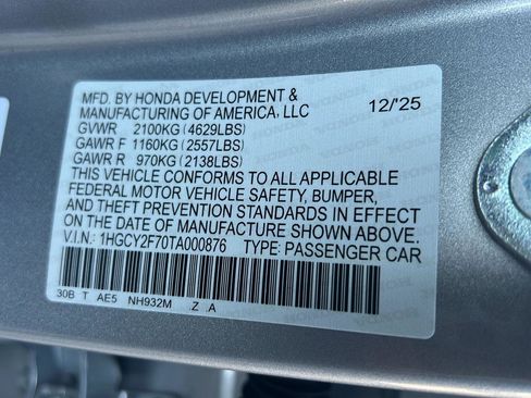 New 2026 Honda Accord Sport image 35