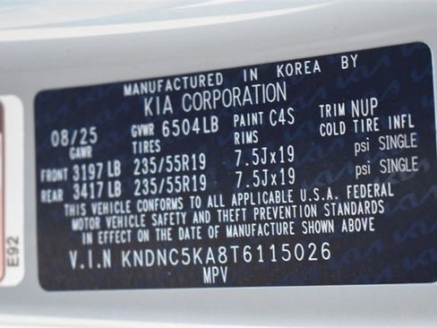 New 2026 Kia Carnival EX image 39