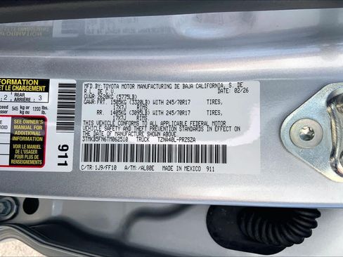 Certified 2026 Toyota Tacoma SR5 RWD image 36