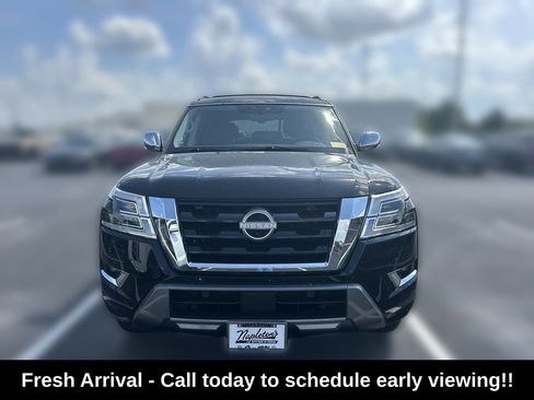 Used 2021 Nissan Armada Platinum w/ Captain's Chairs Package AWD/4WD image 2