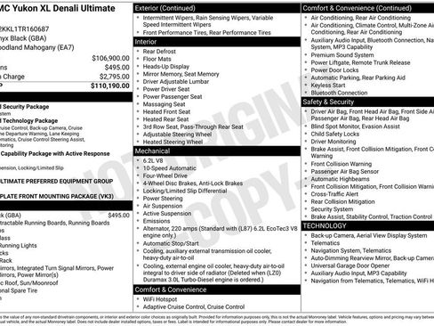 Used 2026 GMC Yukon XL Denali Ultimate AWD/4WD image 4