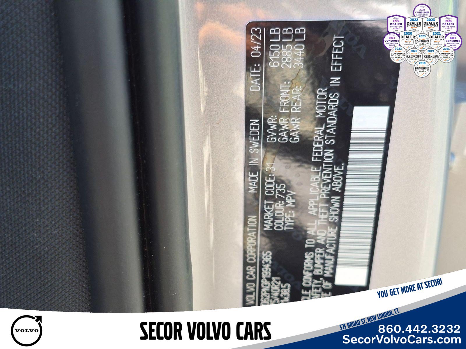 Used 2023 Volvo XC90 B6 Plus AWD/4WD image 33