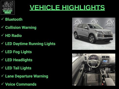 Used 2023 Mitsubishi Outlander Sport ES AWD/4WD image 3