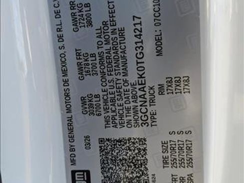 New 2026 Chevrolet Silverado 1500 W/T RWD image 15