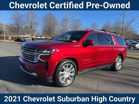 Used 2021 Chevrolet Suburban High Country image 1