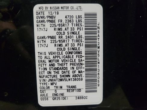 Used 2020 Nissan Rogue S image 33