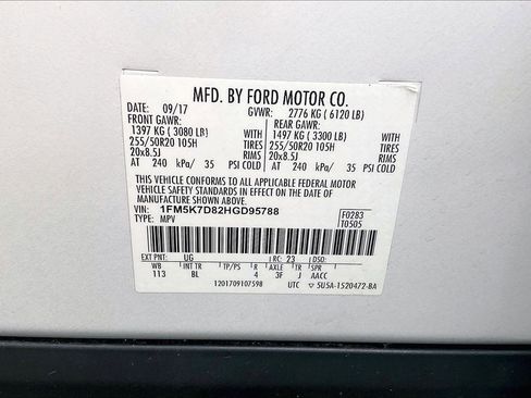 Used 2017 Ford Explorer XLT w/ Equipment Group 202A image 27