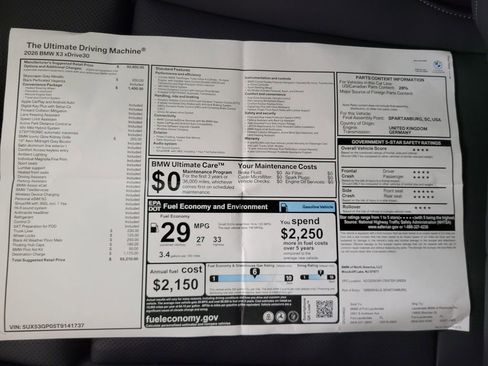 Used 2026 BMW X3 xDrive30 image 14