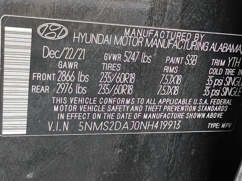 Used 2022 Hyundai Santa Fe SEL image 29