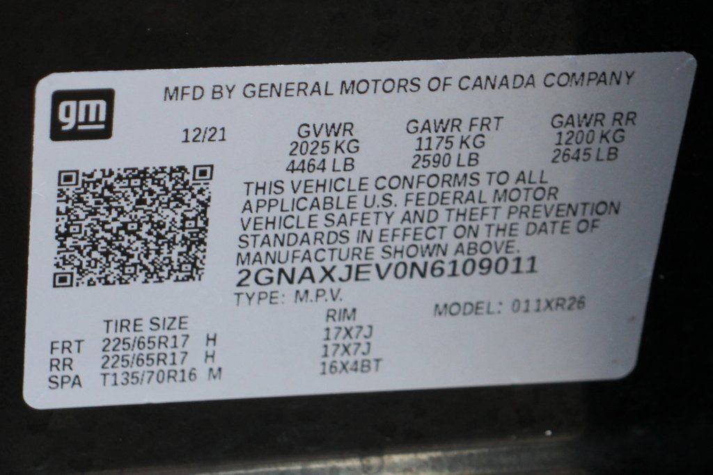 Used 2022 Chevrolet Equinox LT w/ Driver Convenience Package FWD image 49
