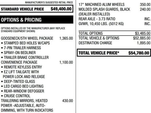 Certified 2023 GMC Sierra 2500 Pro w/ Gooseneck/5TH Wheel Package image 2