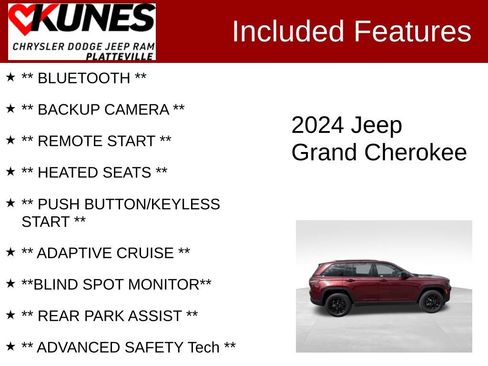 Used 2024 Jeep Grand Cherokee Altitude AWD/4WD image 2