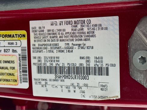 Used 2020 Ford Fusion SE w/ Equipment Group 151A image 39