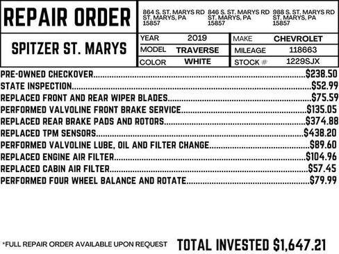 Used 2019 Chevrolet Traverse LT w/ LT Premium Package image 2