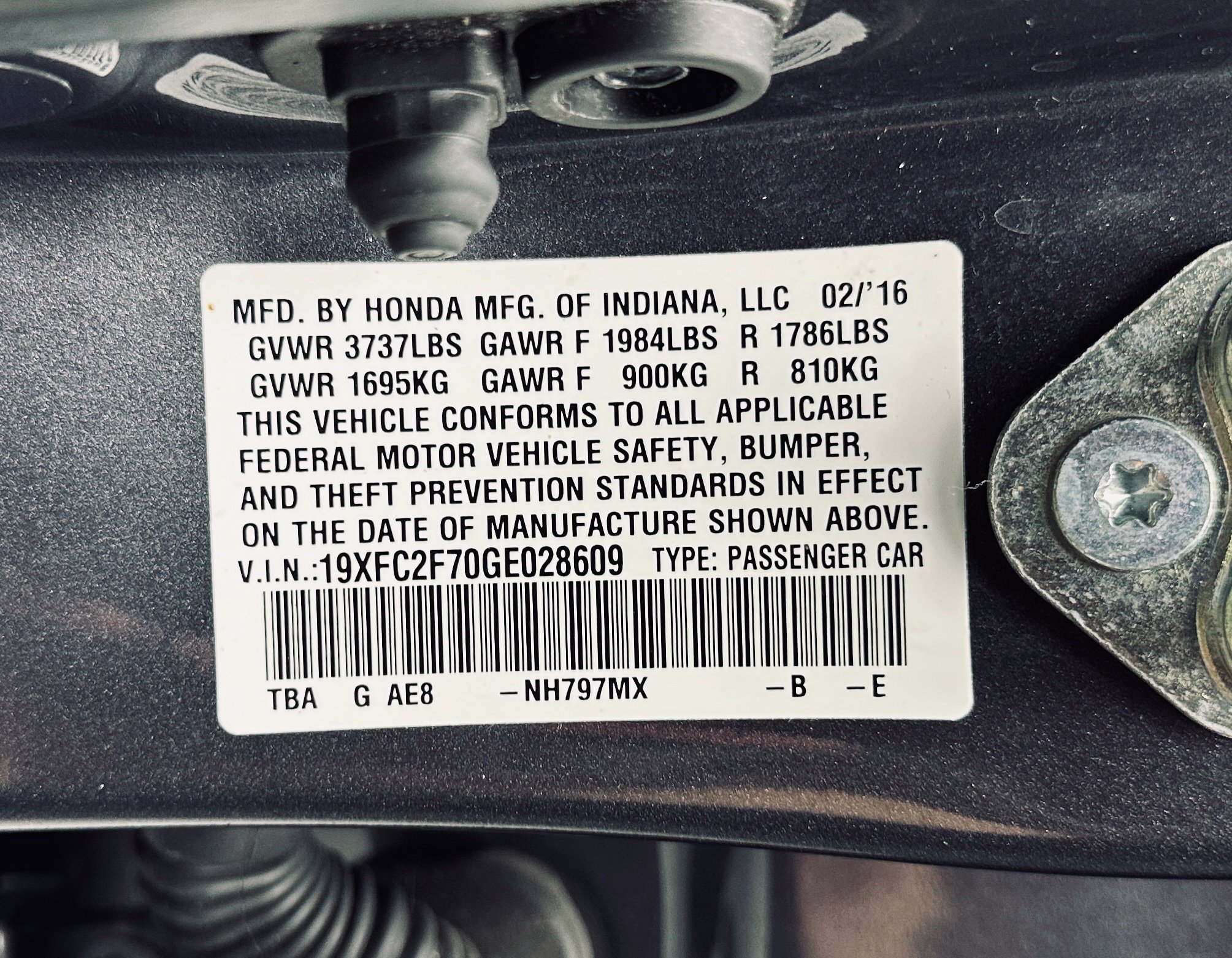 Used 2016 Honda Civic EX image 41