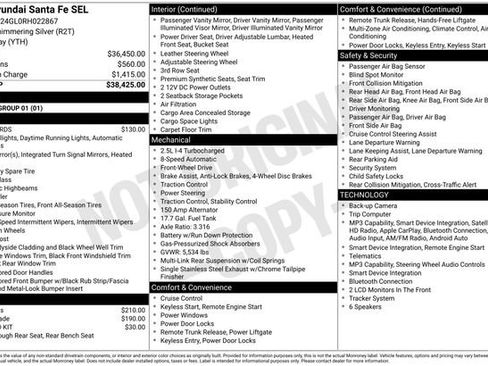 Used 2024 Hyundai Santa Fe SEL FWD image 19
