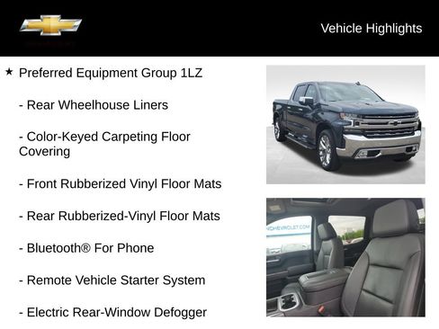 Used 2021 Chevrolet Silverado 1500 LTZ w/ Technology Package AWD/4WD image 21