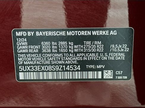 Used 2025 BMW X6 xDrive40i w/ Climate Comfort Package image 34