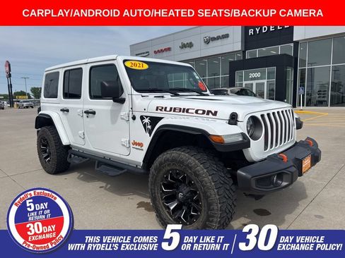 Used 2021 Jeep Wrangler Unlimited Rubicon w/ Dual Top Group AWD/4WD image 1