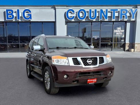 Used 2015 Nissan Armada Platinum w/ 2nd Row Captain Seat Package image 4