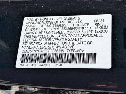 Certified 2025 Honda Pilot TrailSport image 36