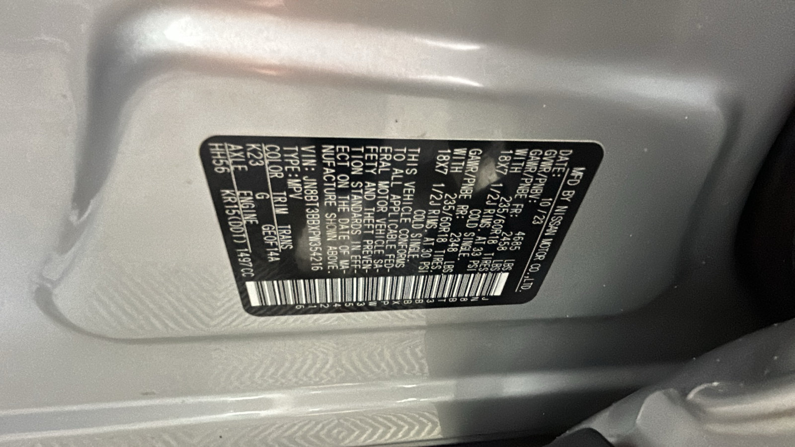 Used 2023 Nissan Rogue SV AWD/4WD image 12
