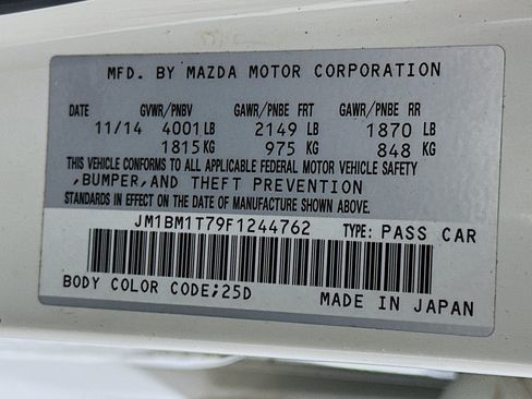 Used 2015 MAZDA MAZDA3 i SV FWD image 12