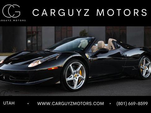 Used 2012 Ferrari 458 Spider Convertible 2D 4.5L V8 image 1
