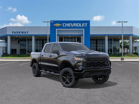 New 2026 Chevrolet Silverado 1500 Custom Trail Boss w/ Turbomax Blackout Package image 1