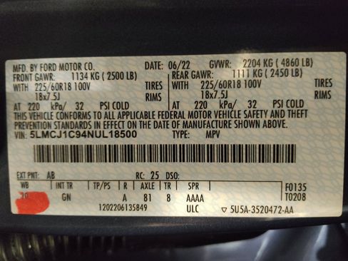 Used 2022 Lincoln Corsair FWD w/ Equipment Group 101A image 33
