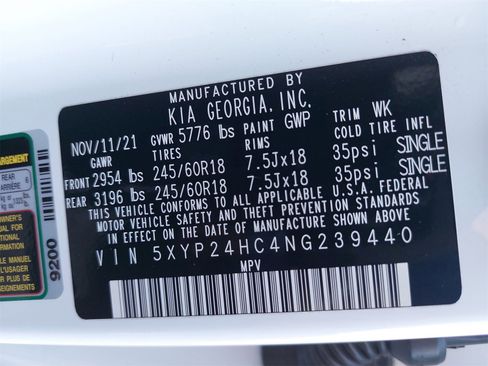 Certified 2022 Kia Telluride LX image 44