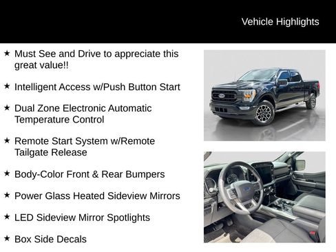 Certified 2022 Ford F150 XLT w/ Equipment Group 302A High AWD/4WD image 32