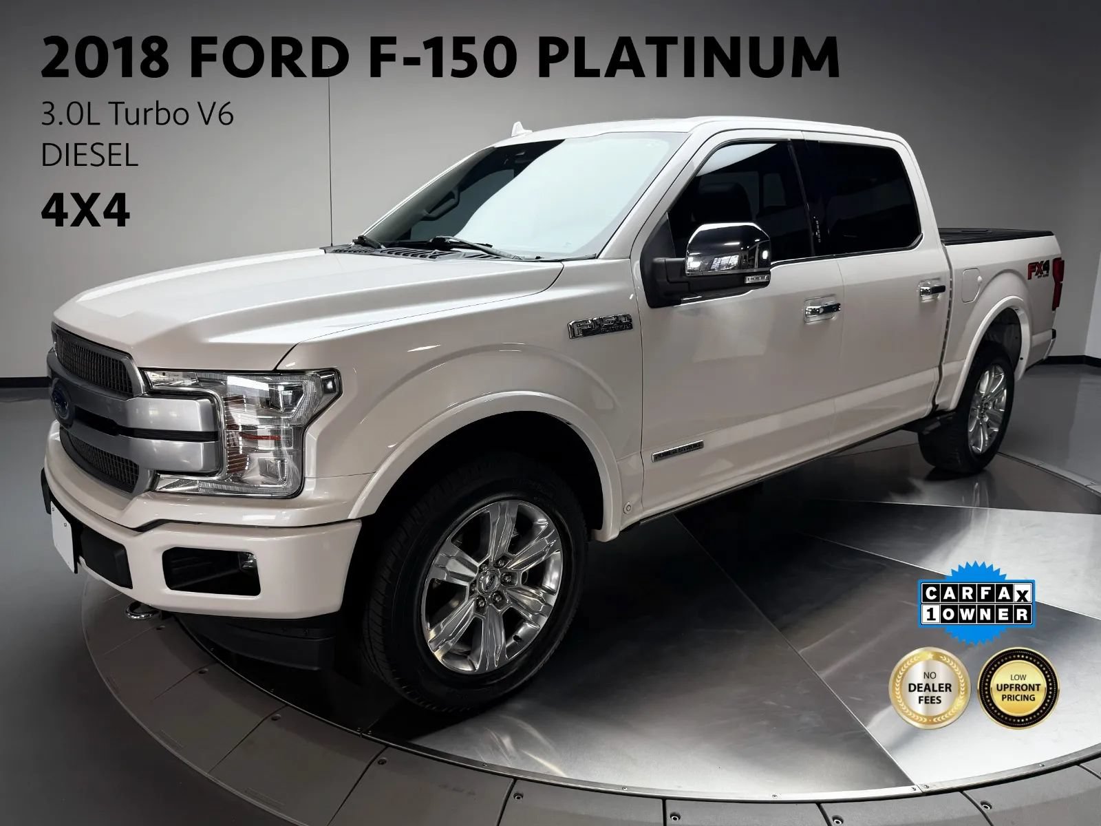 Used 2018 Ford F150 Platinum w/ Equipment Group 701A Luxury AWD/4WD image 1