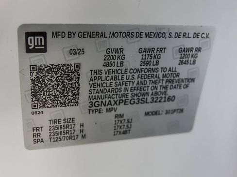 Certified 2025 Chevrolet Equinox LT AWD/4WD image 33