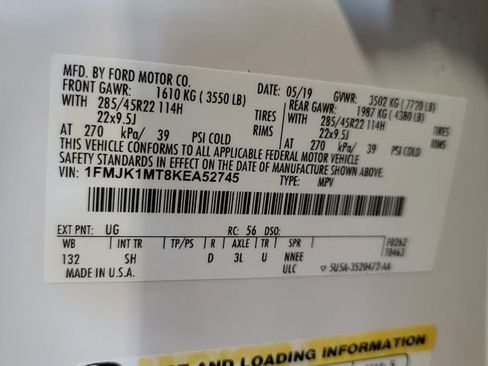 Used 2019 Ford Expedition Max Platinum AWD/4WD image 29