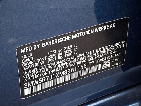 Used 2021 BMW 330i xDrive Sedan w/ Convenience Package AWD/4WD image 29