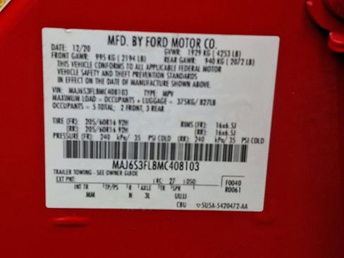 Certified 2021 Ford EcoSport S image 25