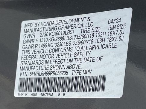 Used 2024 Honda Odyssey EX-L image 31