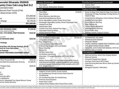 Used 2025 Chevrolet Silverado 3500 High Country w/ Technology Package image 2