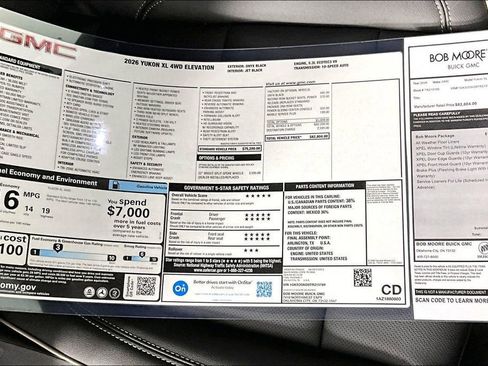 New 2026 GMC Yukon XL Elevation AWD/4WD image 14