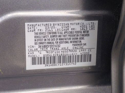 Used 2025 Nissan Sentra SV FWD image 26