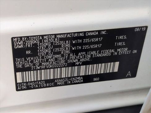 Used 2019 Toyota RAV4 XLE w/ Convenience Package image 25