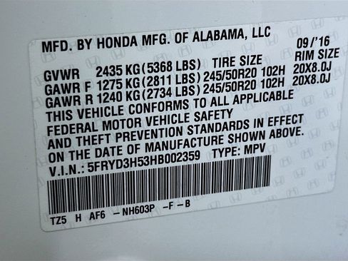 Used 2017 Acura MDX FWD w/ Technology Package image 41