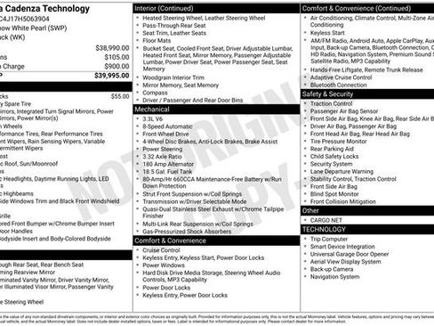 Used 2017 Kia Cadenza Technology image 22