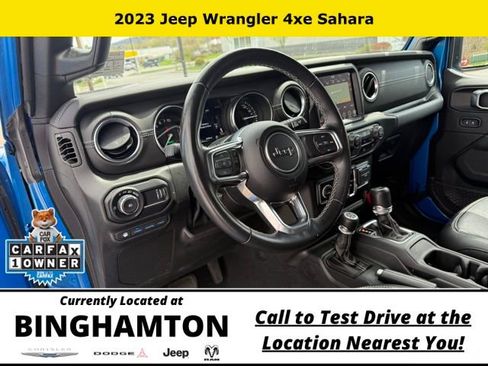 Used 2023 Jeep Wrangler Unlimited Sahara w/ Cold Weather Group AWD/4WD image 13