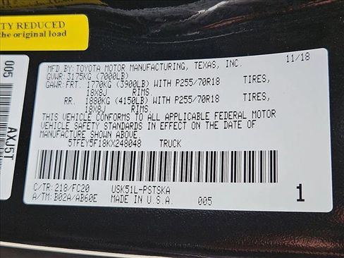 Used 2019 Toyota Tundra SR5 w/ SR5 Upgrade Package image 23