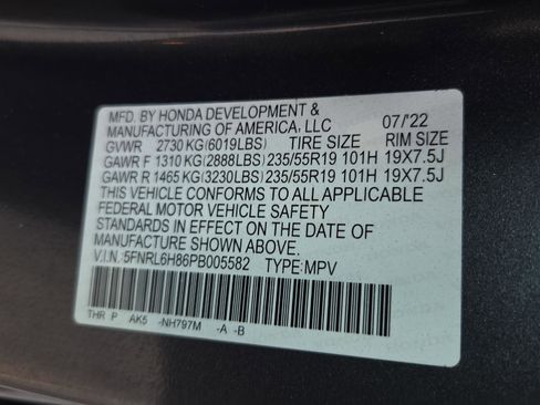 Used 2023 Honda Odyssey Touring image 20