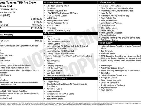 Used 2021 Toyota Tacoma TRD Pro AWD/4WD image 46